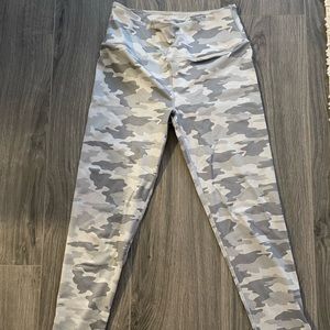 Camo leggings!! Gray. Super comfy.